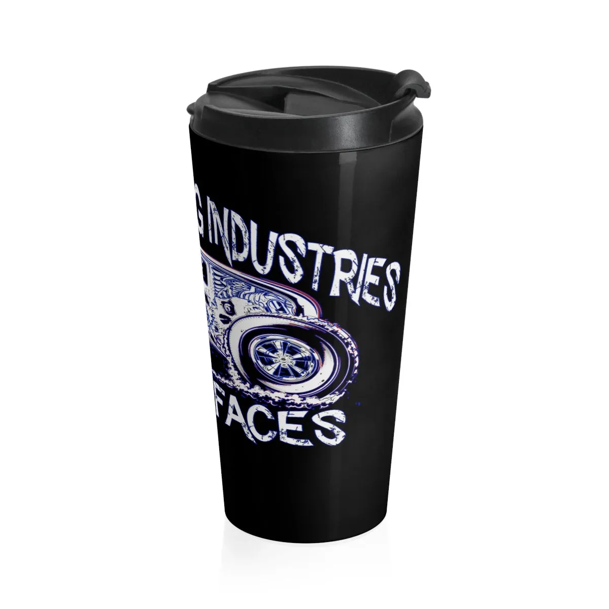 Melting Faces/Stainless Steel Travel Mug