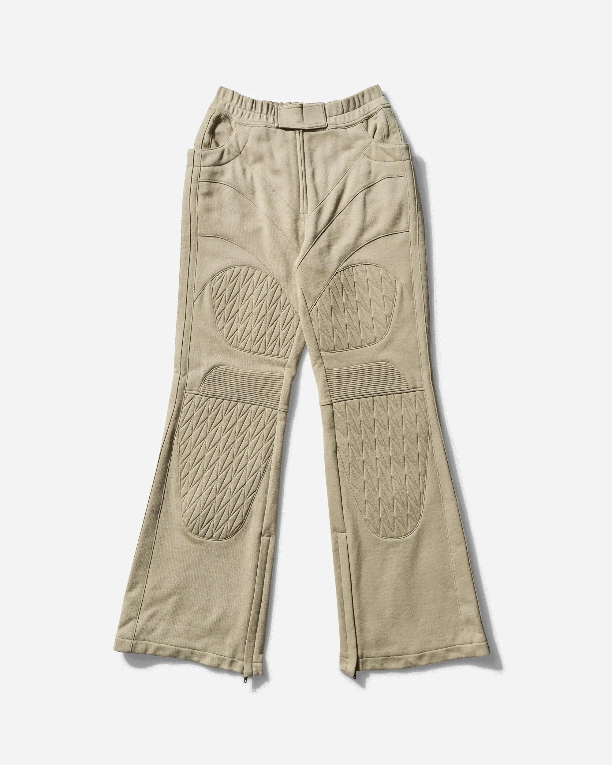 Men's Quilted Biker Sweatpants Sand