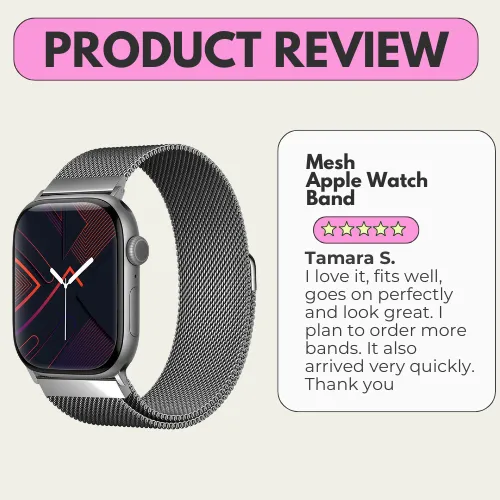 Mesh | Stainless Steel Magnetic Watch Band for Apple Watch ®