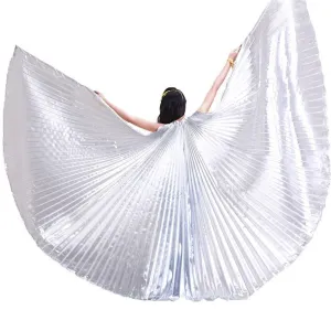 Metallic Silver Isis Wings