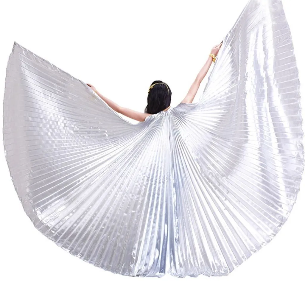 Metallic Silver Isis Wings