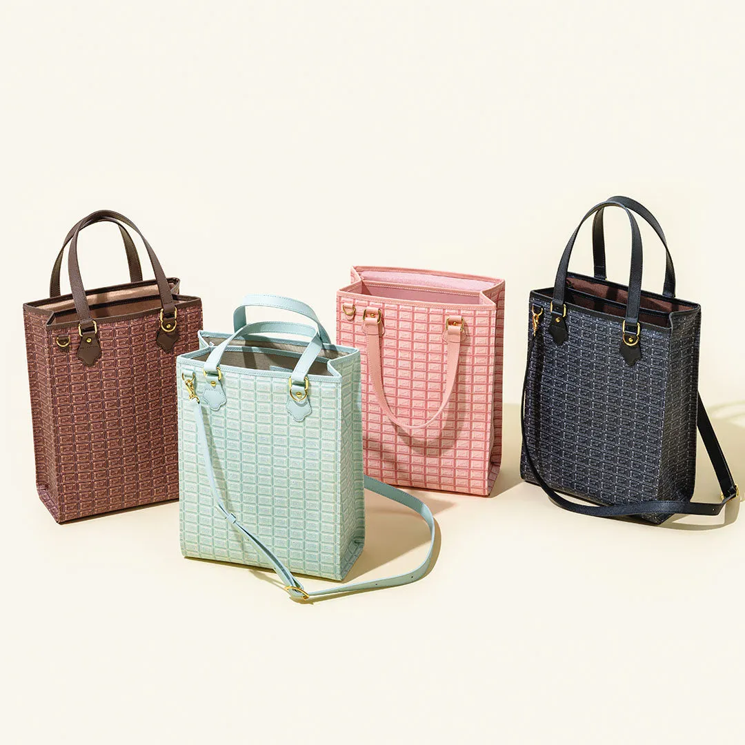 Mint Chocolate Square Tote Bag【Japan Jewelry】