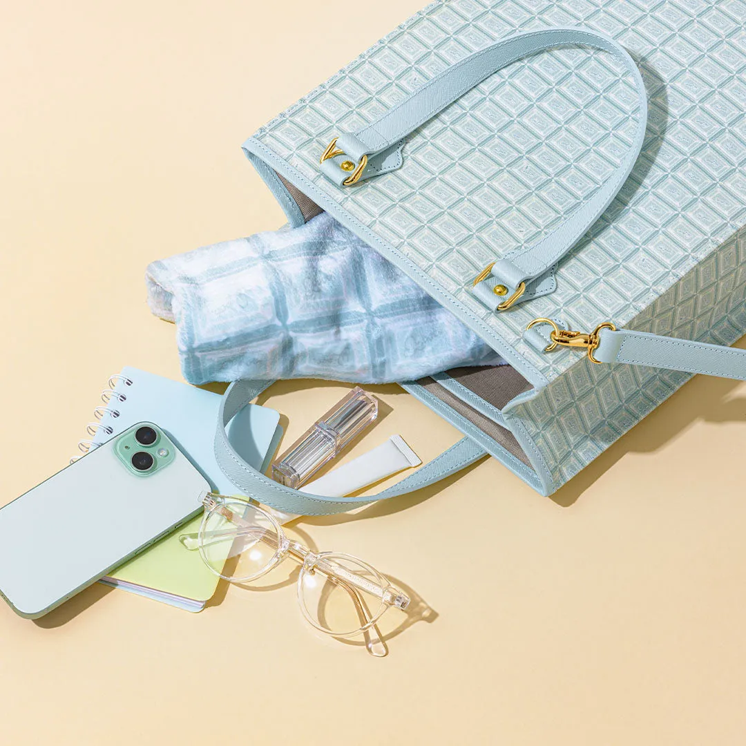 Mint Chocolate Square Tote Bag【Japan Jewelry】