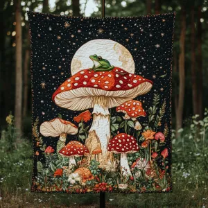 Moonlight Frog Quilted Blanket NCU0NVH029