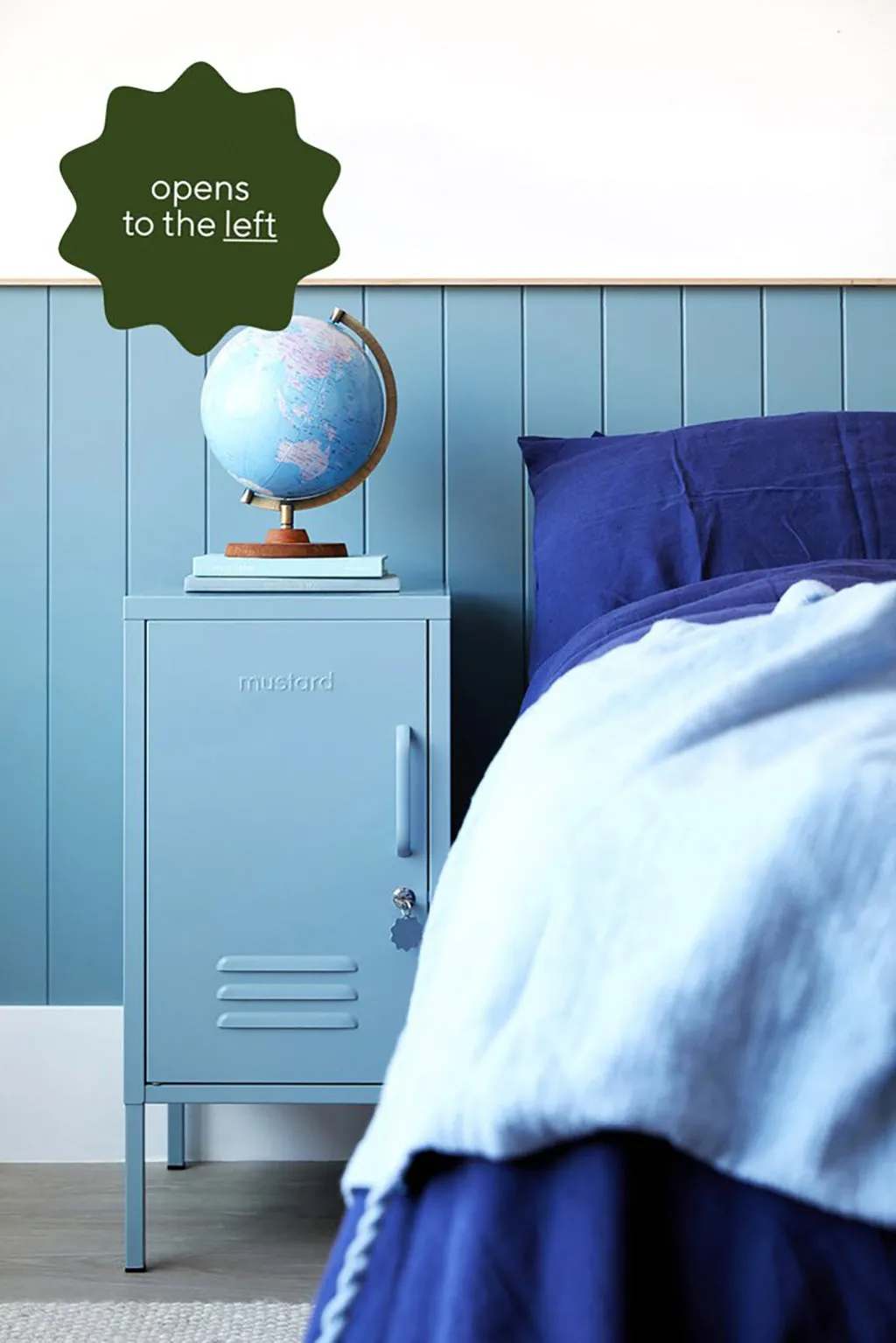 Mustard Made Shorty Locker - Ocean - Left Opening