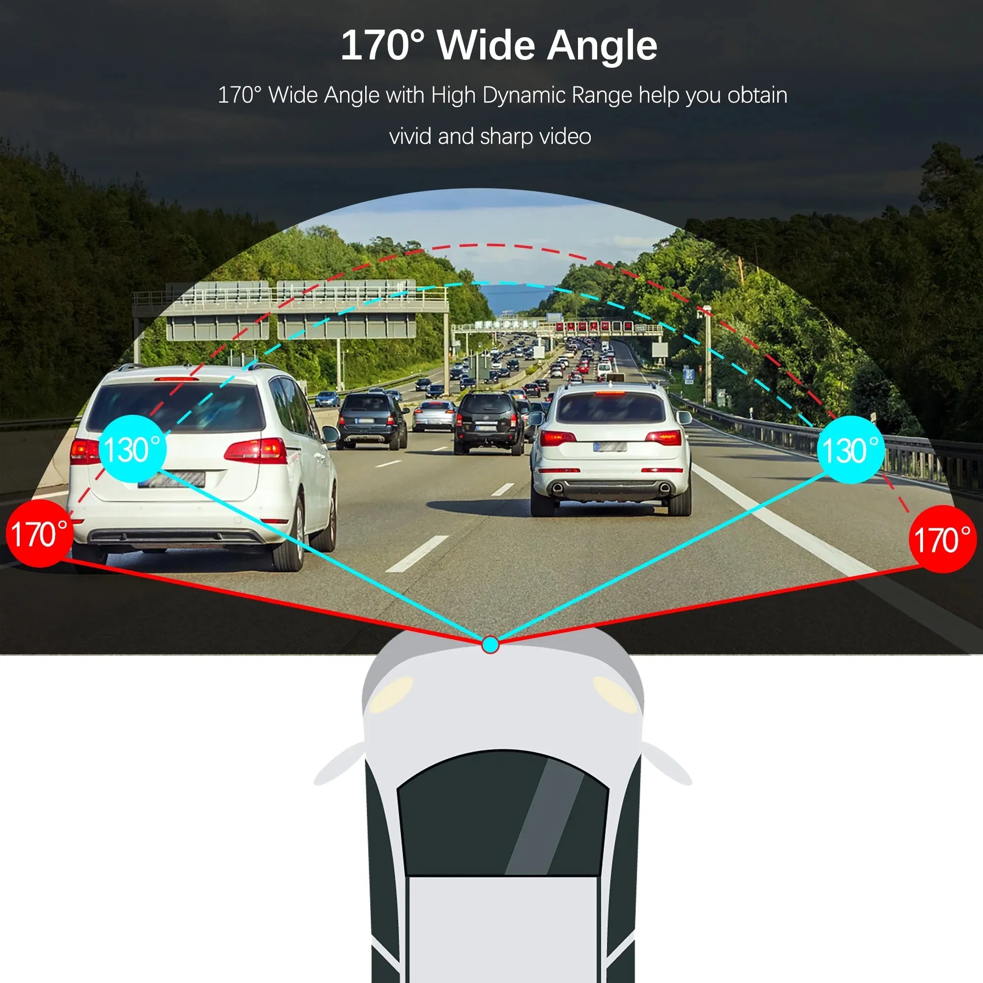 New Retails $90  USB 1080P HD Dash Camera Car DVR Night Vision 170 Wide Angle Road Video Recorder Support ADAS Loop Recording