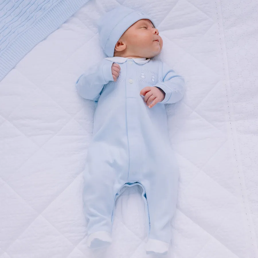 NEW SS25 Emile et Rose Fisher Babygrow and Hat 2573