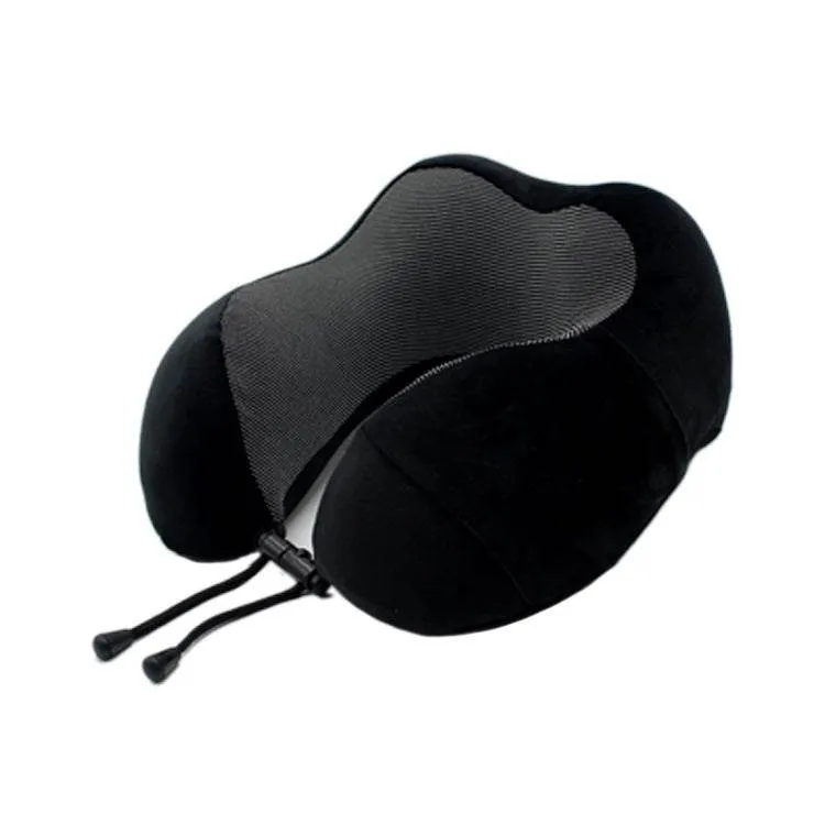 New U-Shaped Pillow Storage Memory Foam Travel Pillow