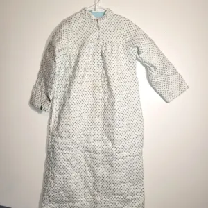 New Vermont Country Store Quilted Floral House Coat Medium
