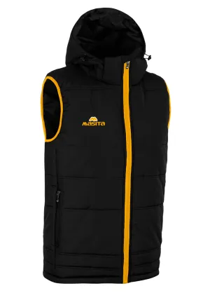 Nova Sleeveless Gilet Black/Amber Adult