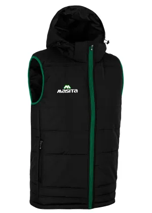 Nova Sleeveless Gilet Black/Green Kids