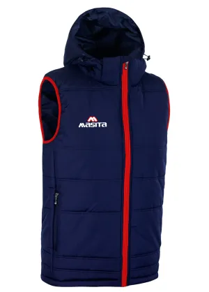 Nova Sleeveless Gilet Navy/Red Kids