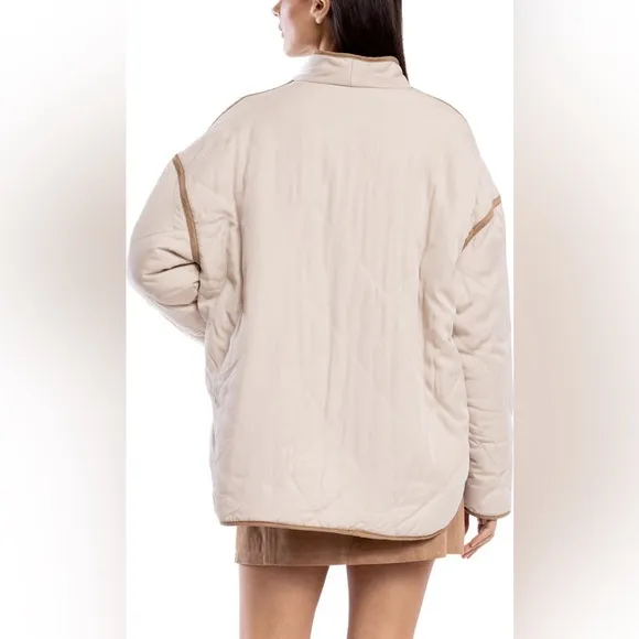 NWOT BlankNYC Quilted Reversible Bomber Jacket