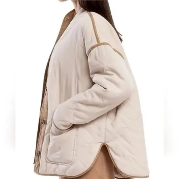 NWOT BlankNYC Quilted Reversible Bomber Jacket