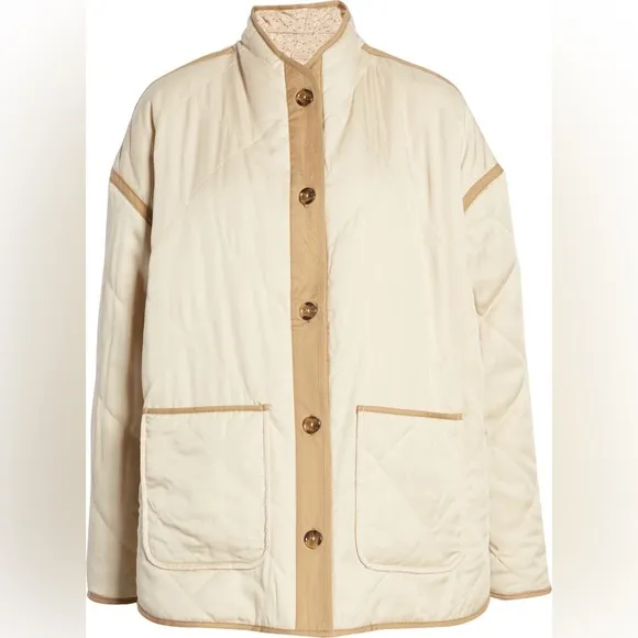 NWOT BlankNYC Quilted Reversible Bomber Jacket