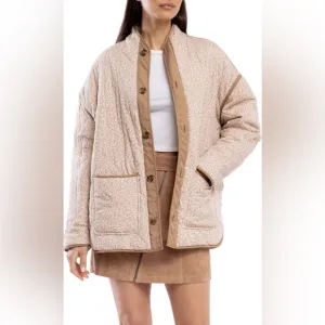 NWOT BlankNYC Quilted Reversible Bomber Jacket