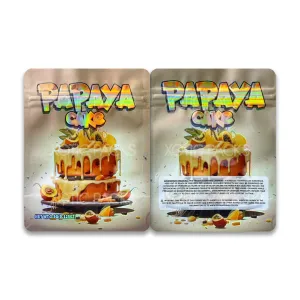 Papaya Cake Mylar Bag 3.5 Grams