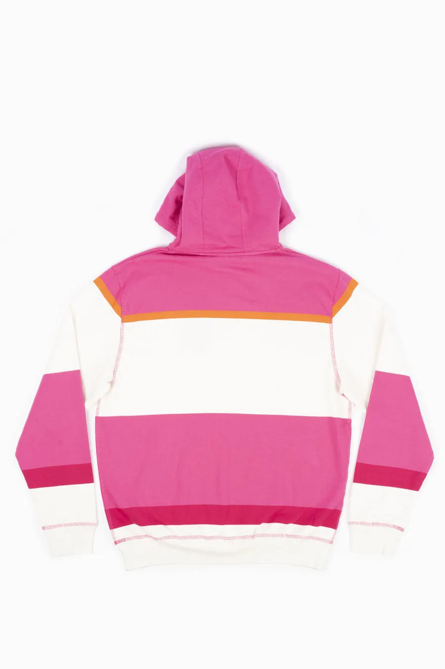 PARRA MID 90 STRIPES HOODED SWEATSHIRT PINK