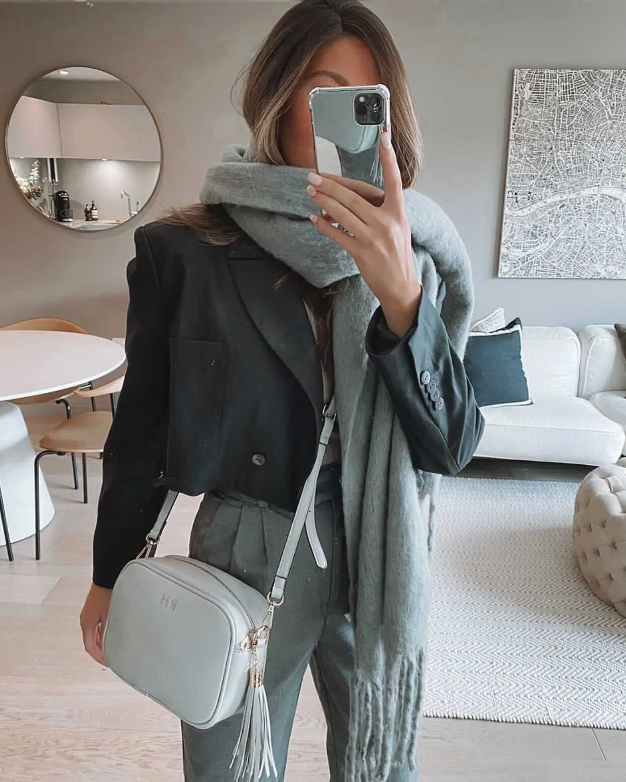 Personalised Crossbody Camera Bag With Tassel