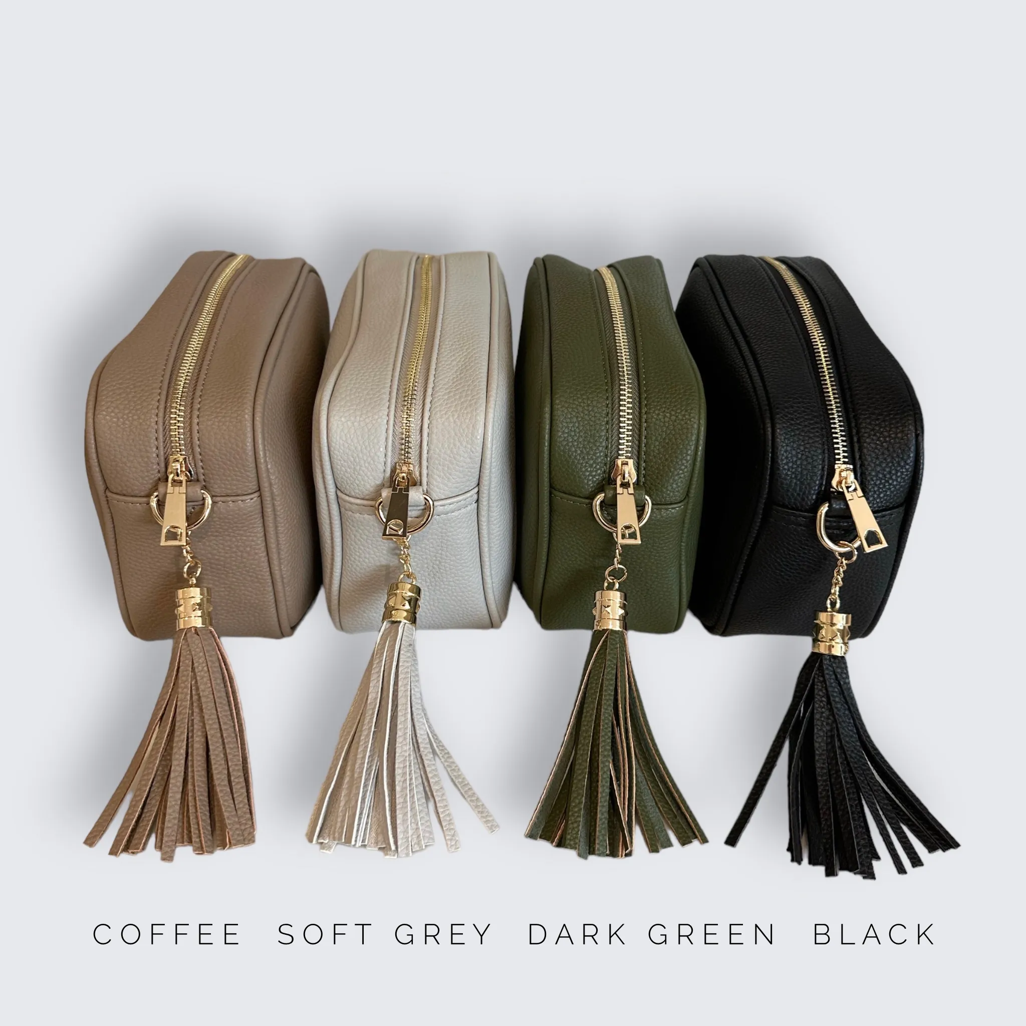 Personalised Crossbody Camera Bag With Tassel