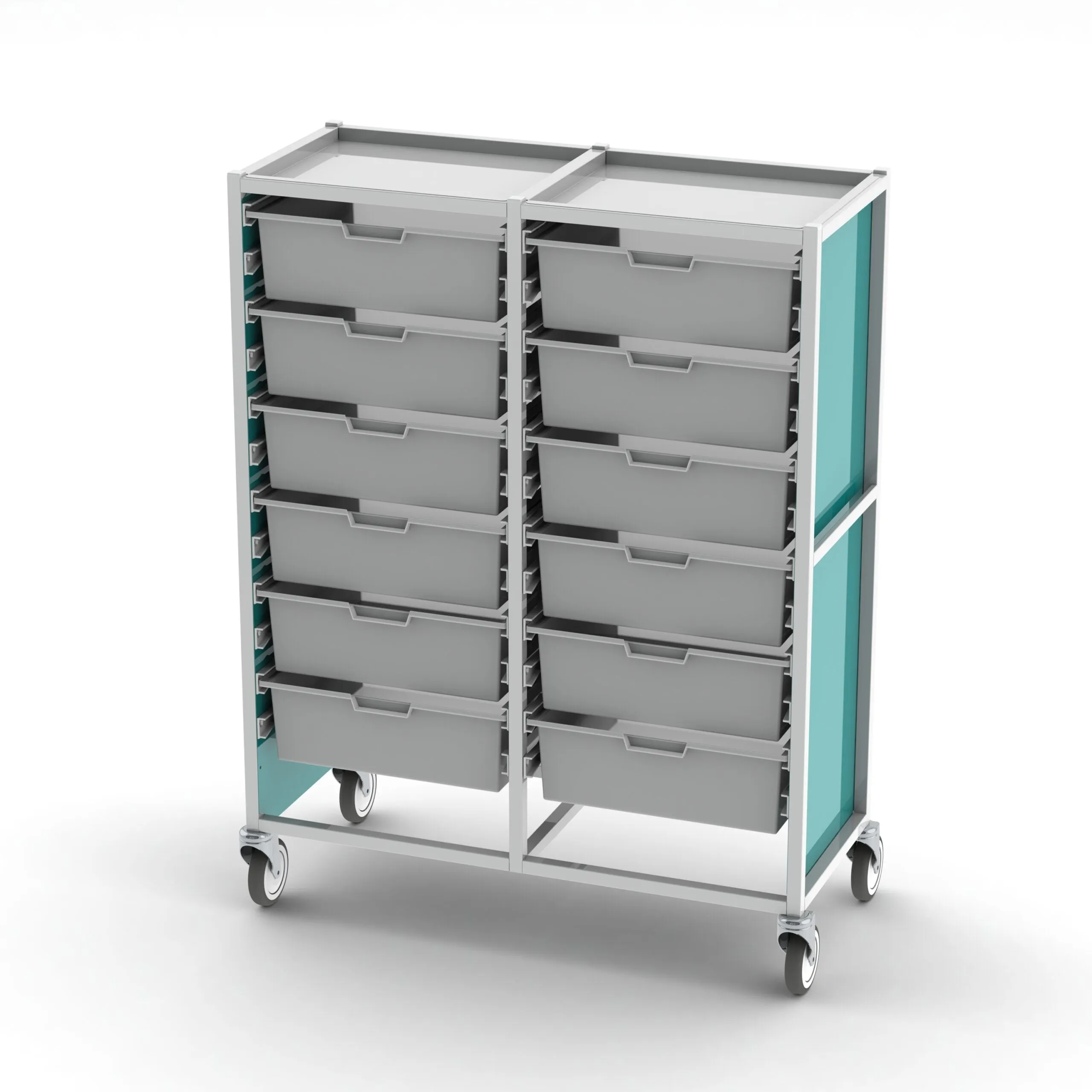 Pharmacy Medical - CareKart | 16 x 80mm, 2 x 160mm Trays | HECCK128