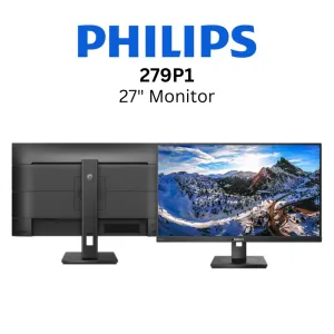 Philips 279P1 27" IPS Panel 3840 x 2160 60Hz Monitor / 4ms / HDMI cable / Type-C / 3 W x 2 speaker