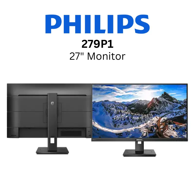 Philips 279P1 27" IPS Panel 3840 x 2160 60Hz Monitor / 4ms / HDMI cable / Type-C / 3 W x 2 speaker