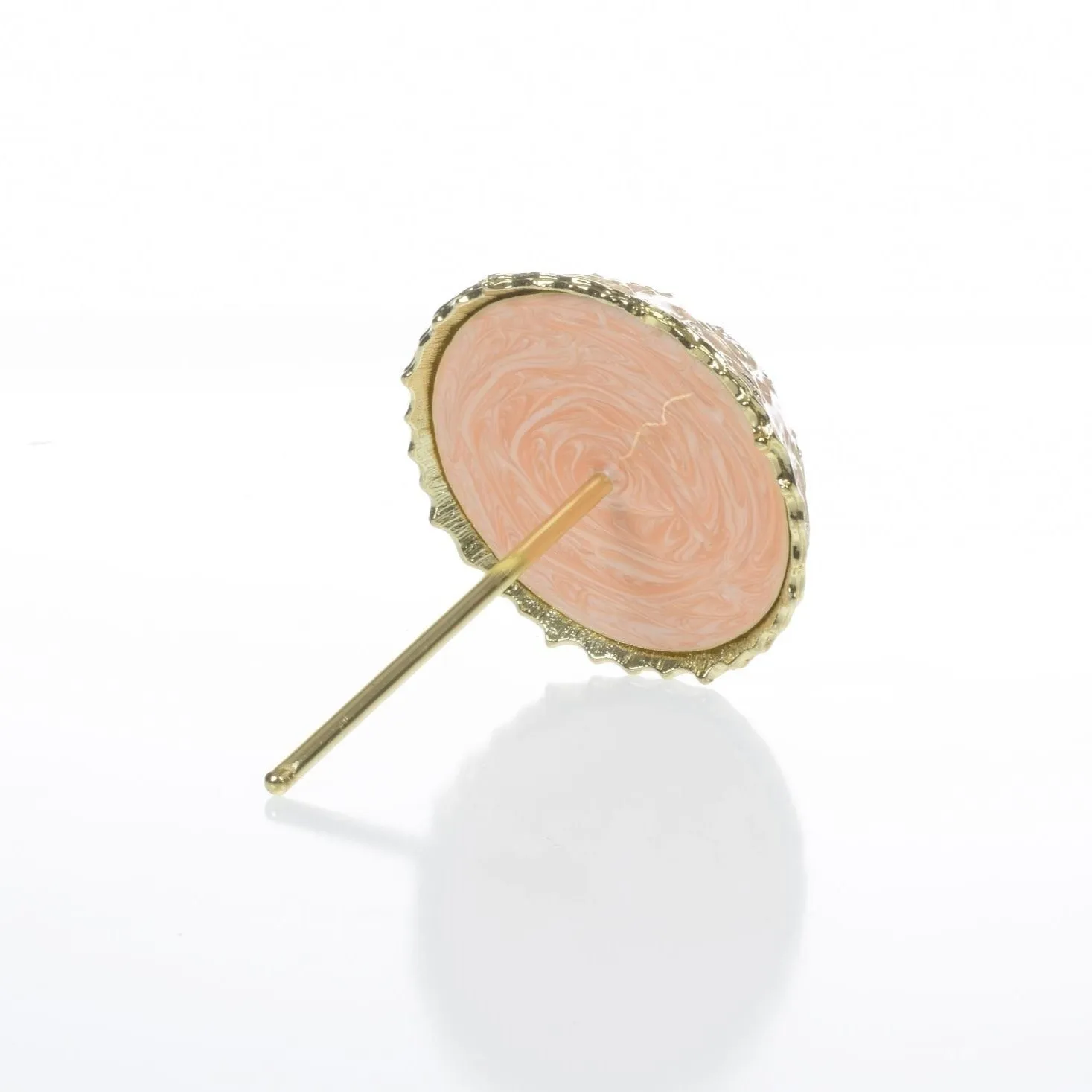 Pink Umbrella Trinket Box Handmade with Swarovski Crystals