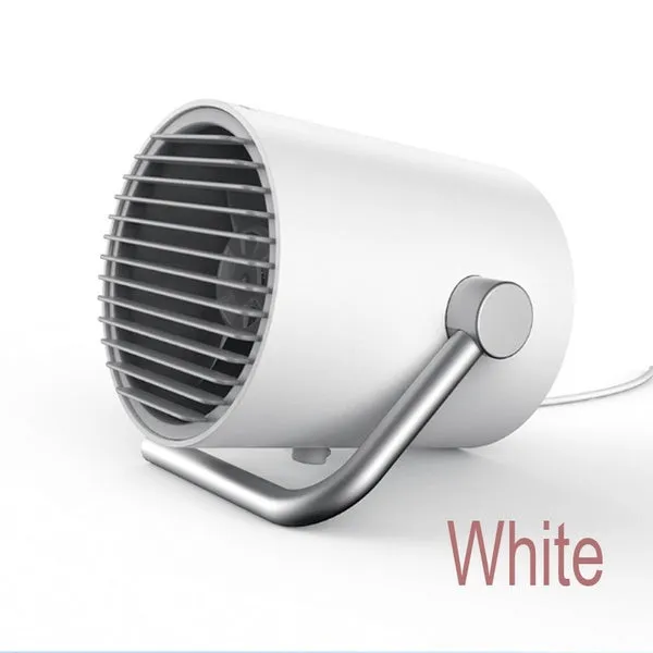 Portable Mini Whisper Quiet Cyclone Air Circulating Technology Touch Sensoring USB Table Desk Fan