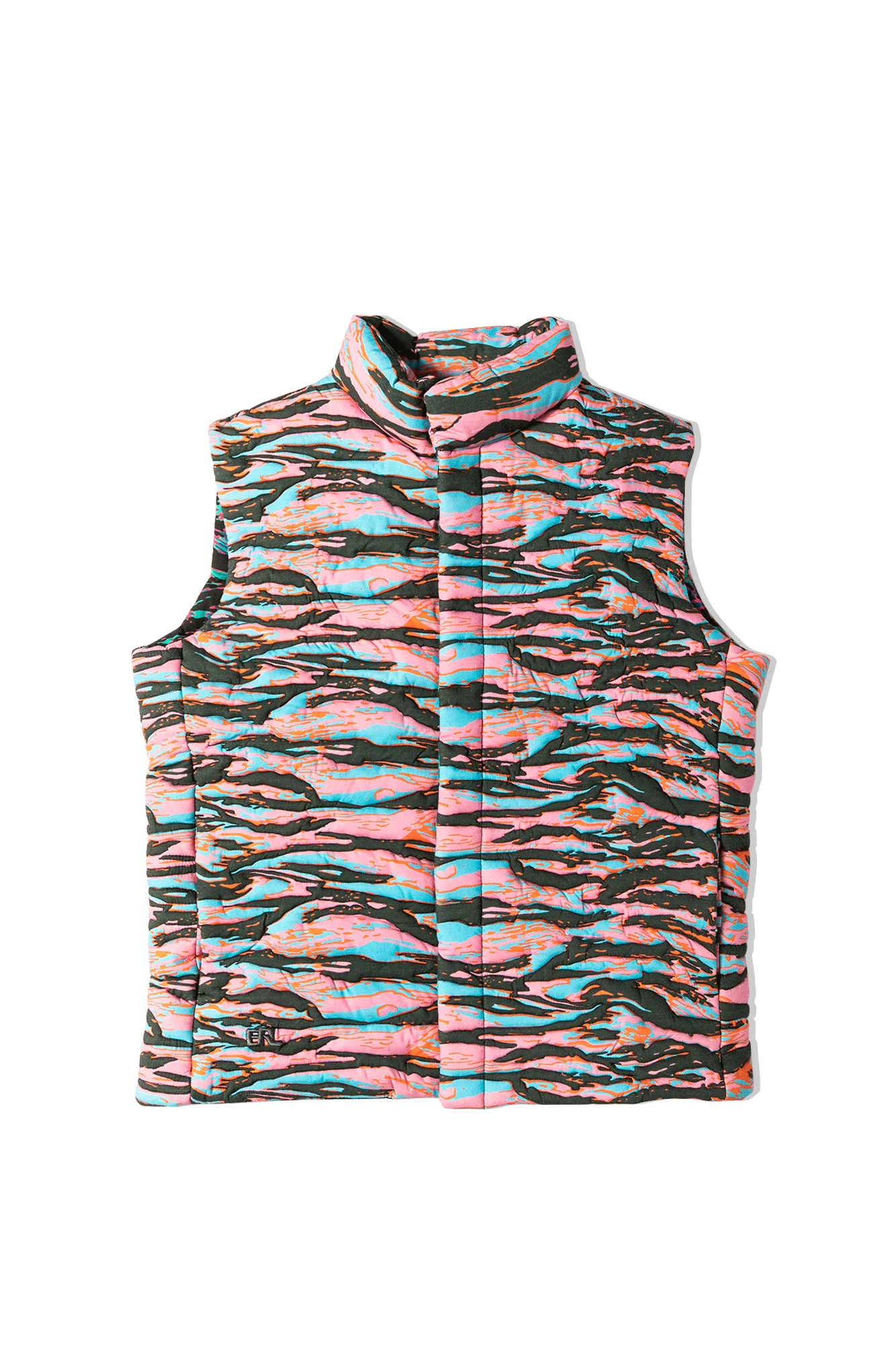Printed Quilted Puffer Vest