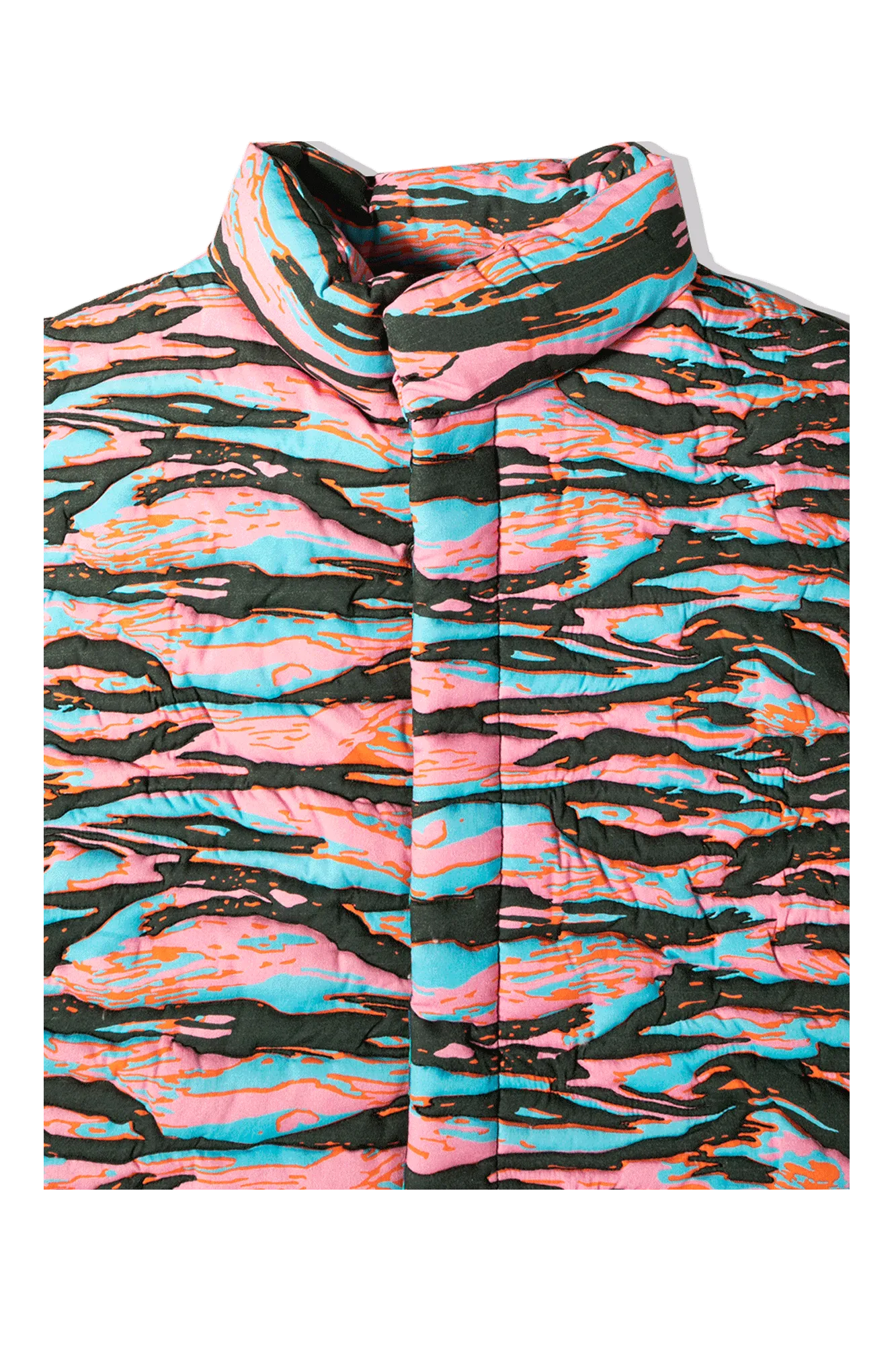 Printed Quilted Puffer Vest