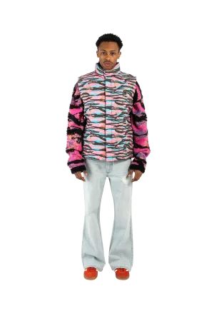 Printed Quilted Puffer Vest