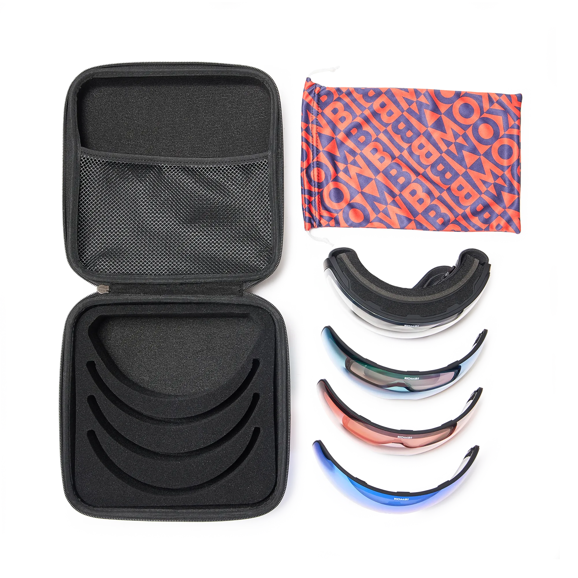 Pro-Act Magnetic Ski Goggles with 4 interchangeable lenses