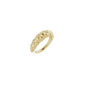 Quilted Dome Ring