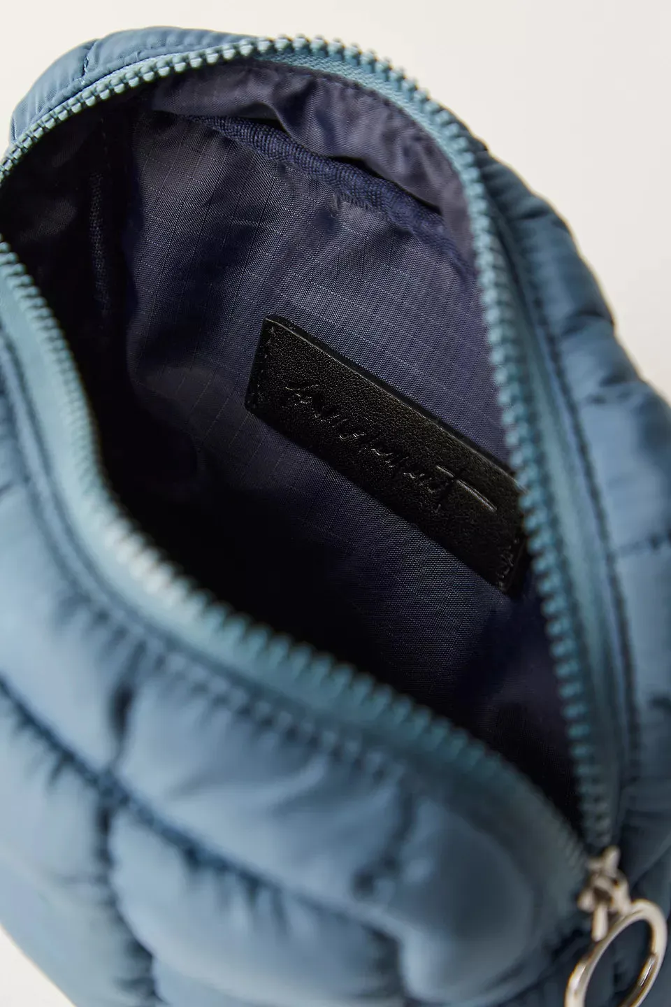 quilted mini case in skyline