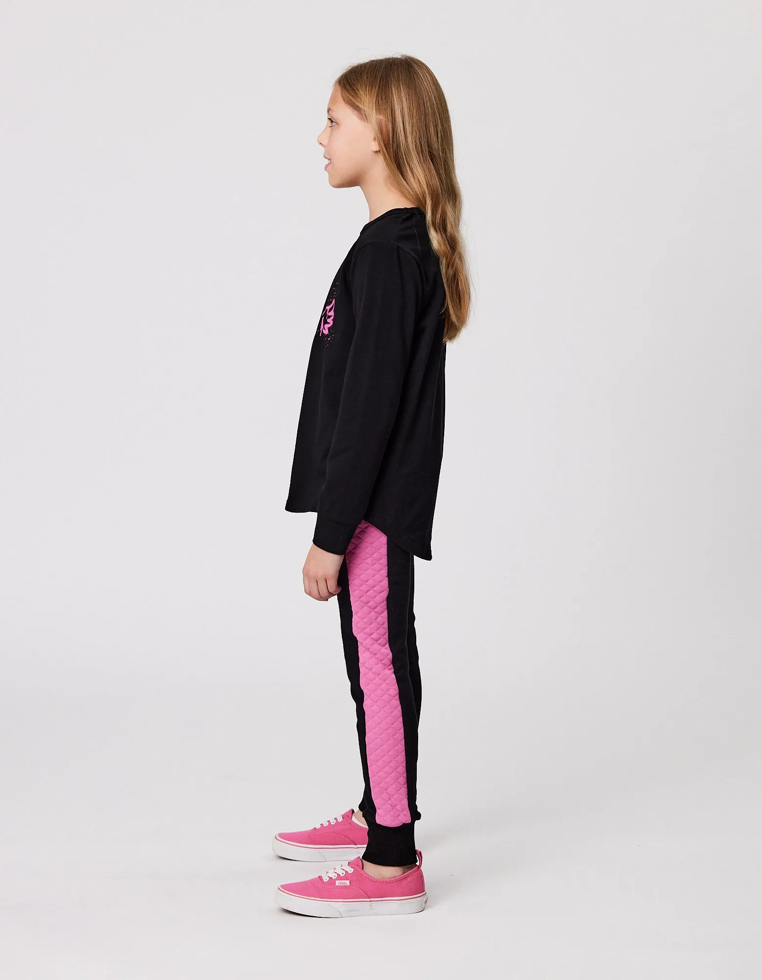 Quilted Panel Pant