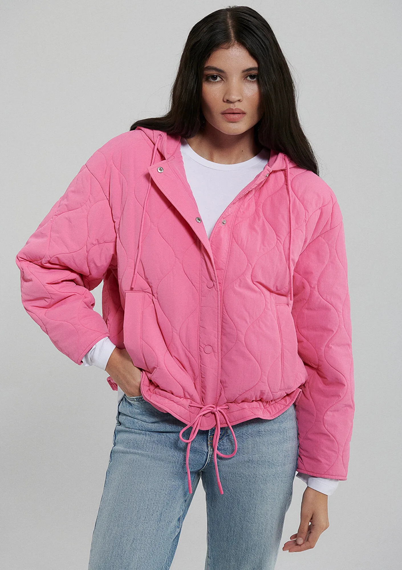 Quilted Pink Jacket
