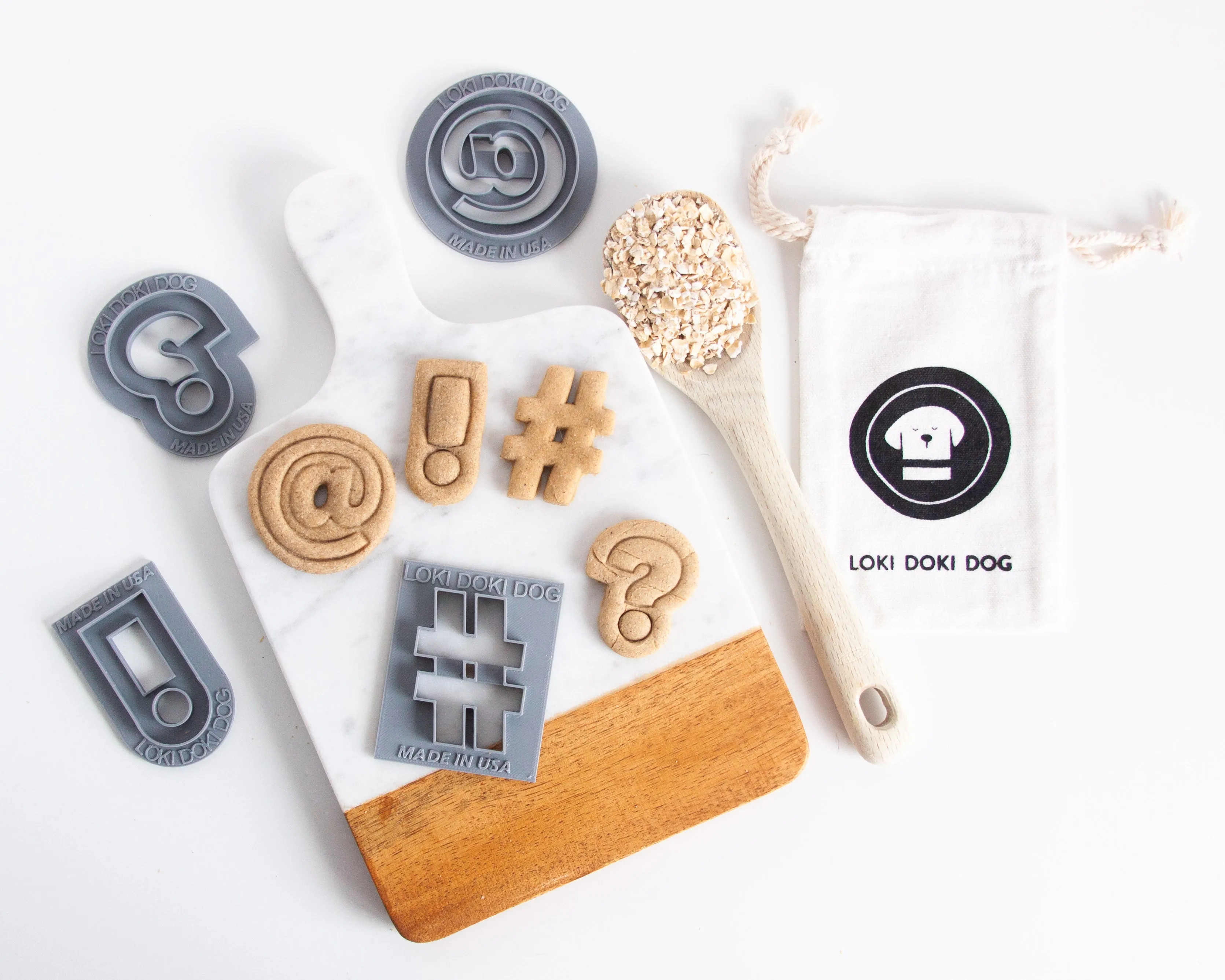 "Special Characters" Letter Shaped Cookie Cutters