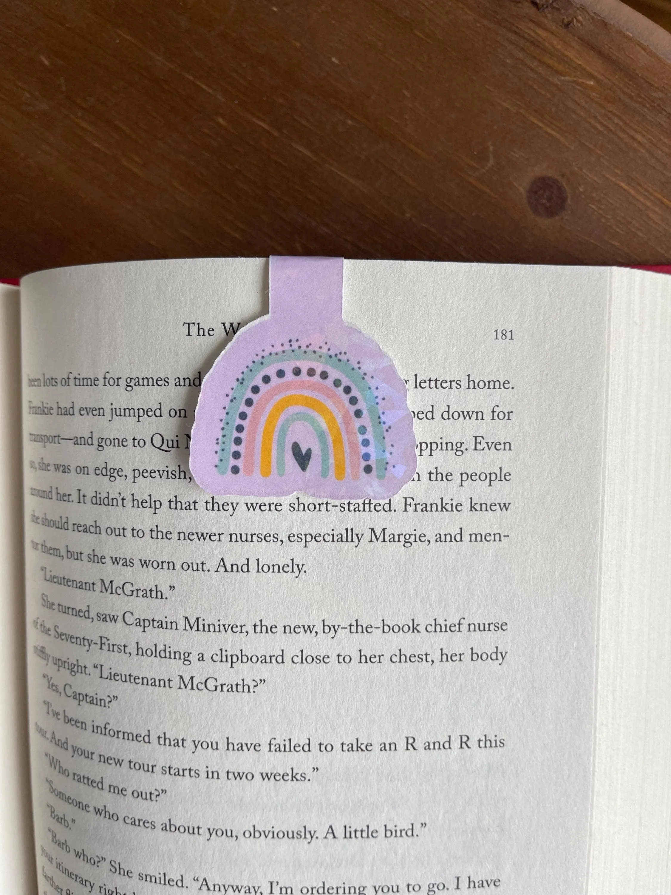 Rainbow Magnetic Bookmark