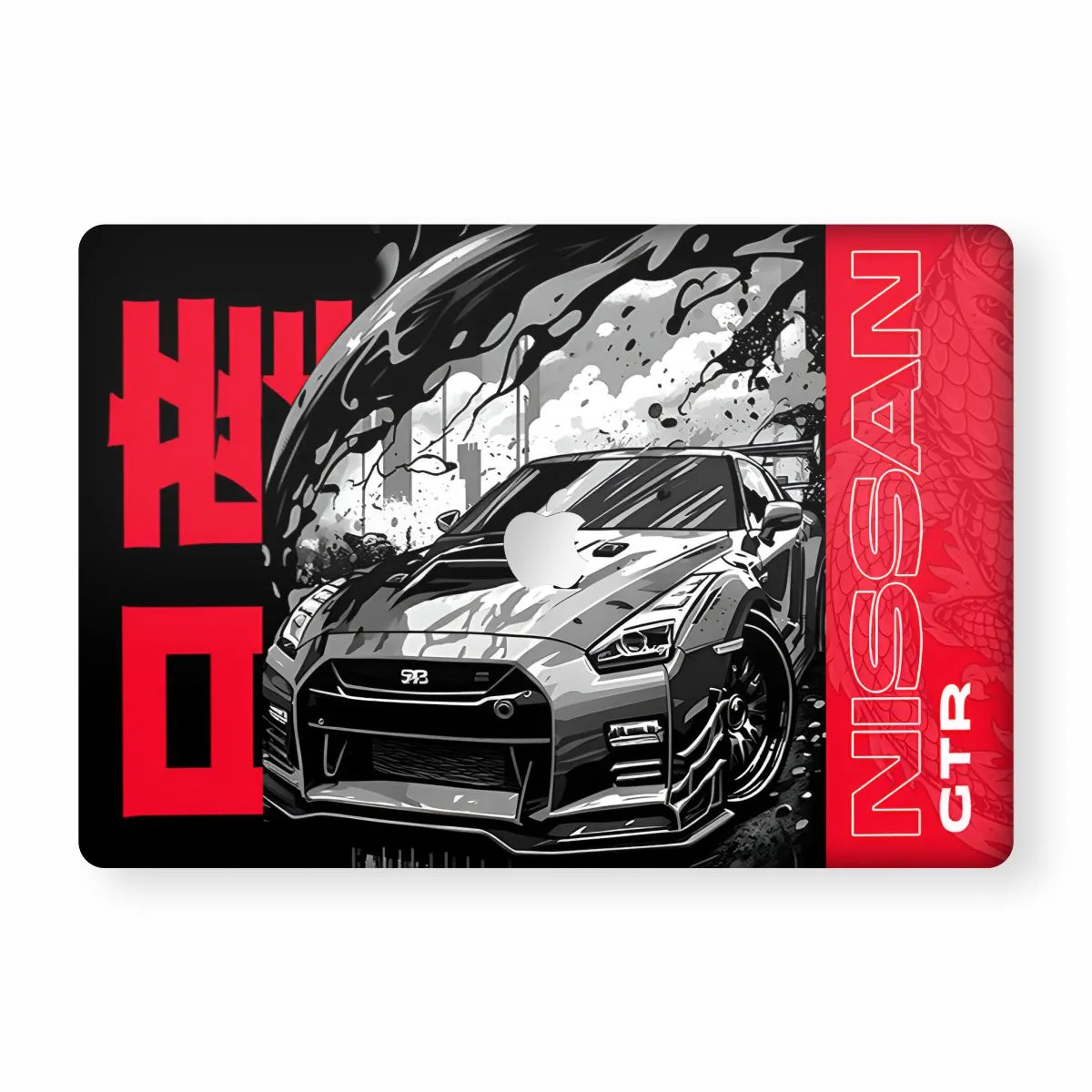Red & Black Laptop Skin