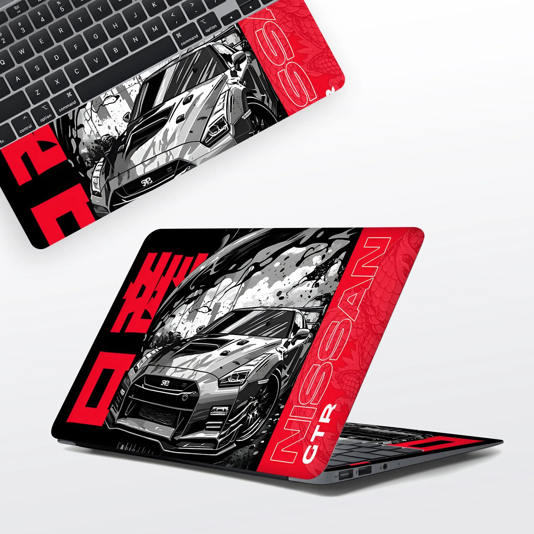 Red & Black Laptop Skin