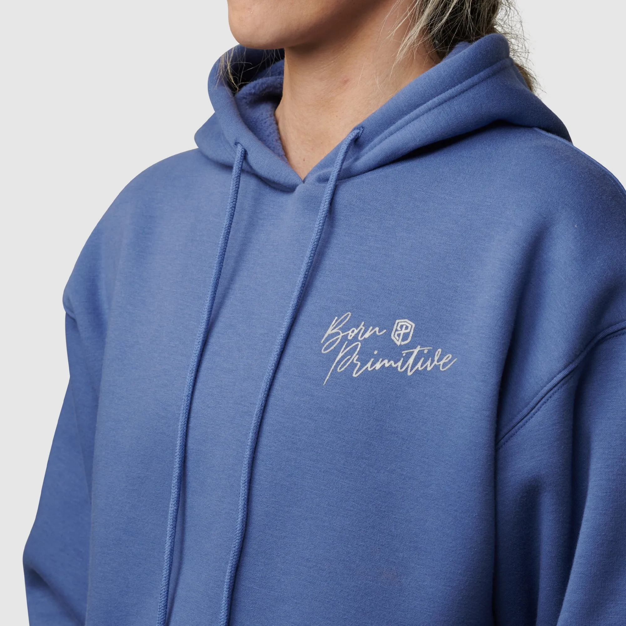 Revival Cropped Fleece Hoodie (Velvet Morning)