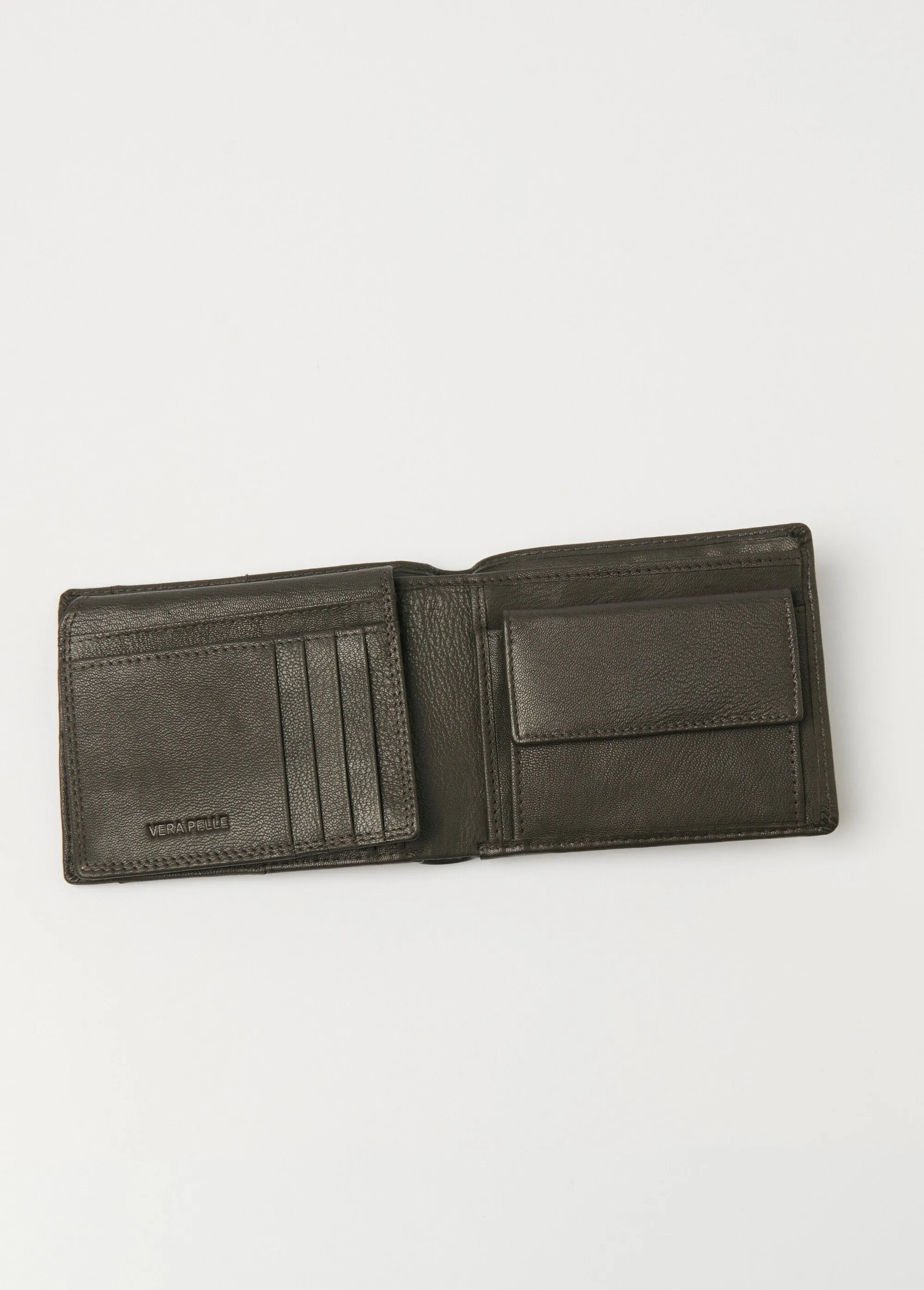 RFID blocking leather wallet
