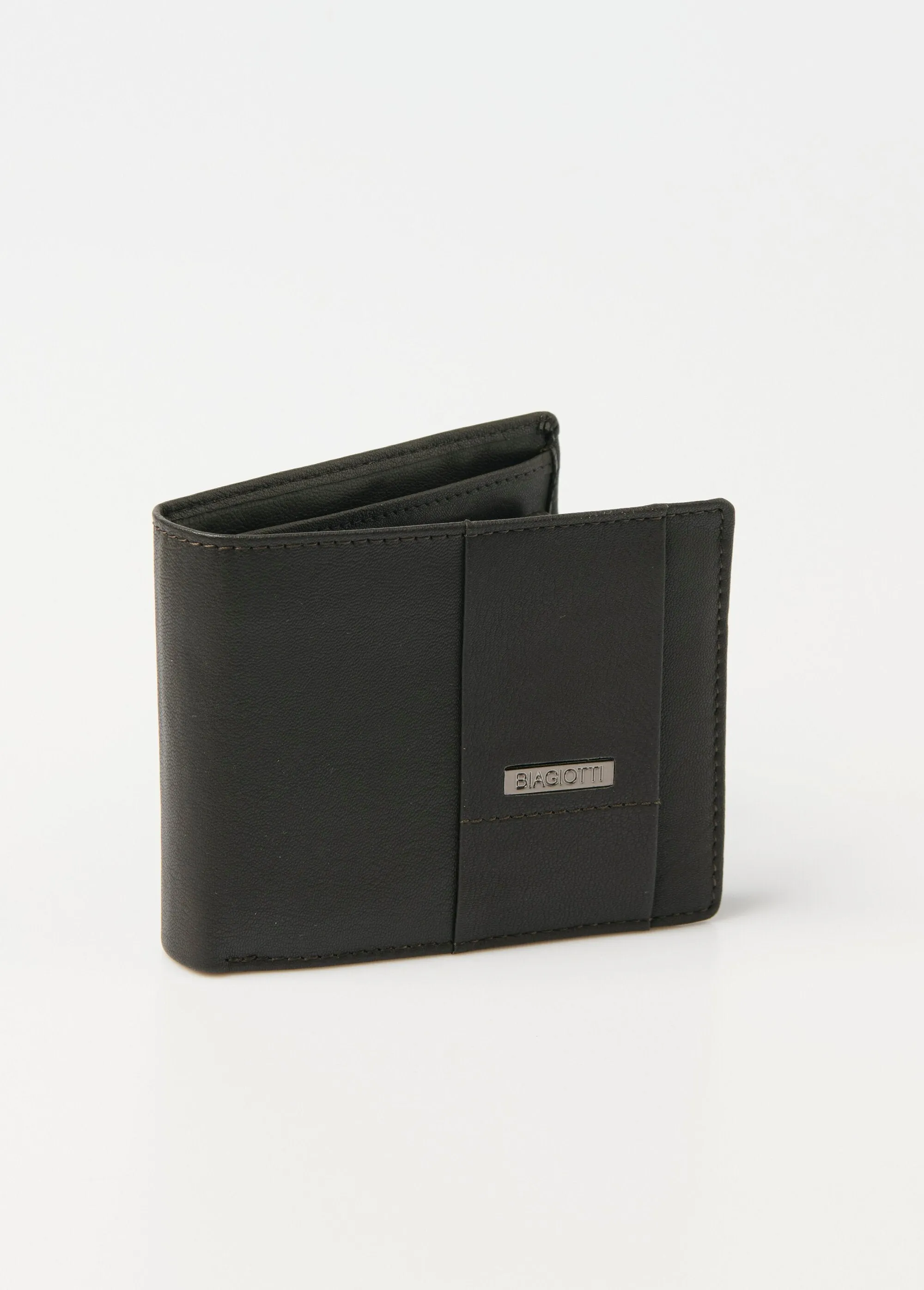 RFID blocking leather wallet