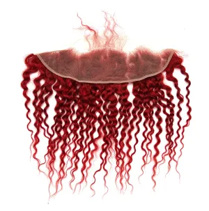 RIO Bohemian Frontal   Ear to Ear  13X4 Red