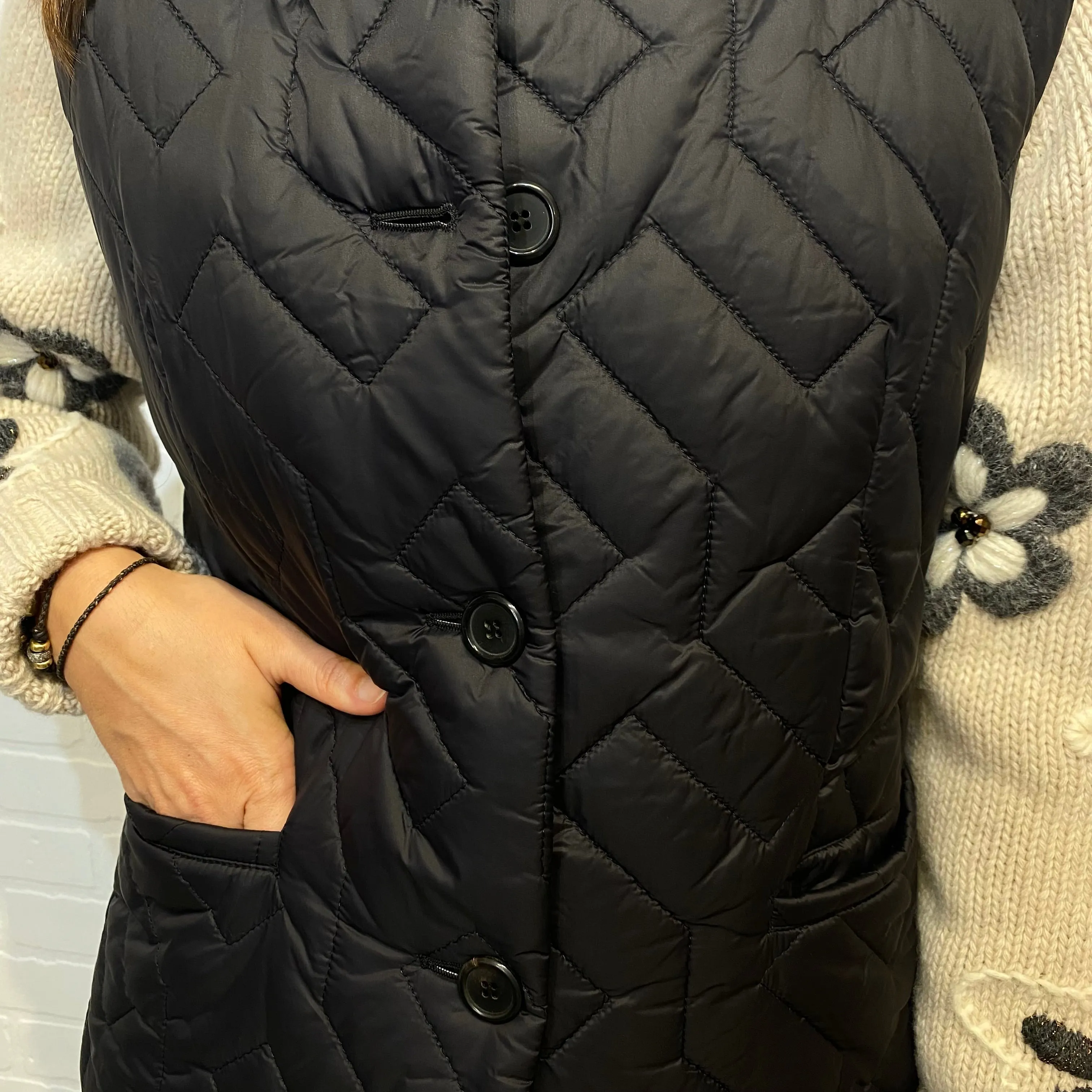 RO - Quilted Vest | Black