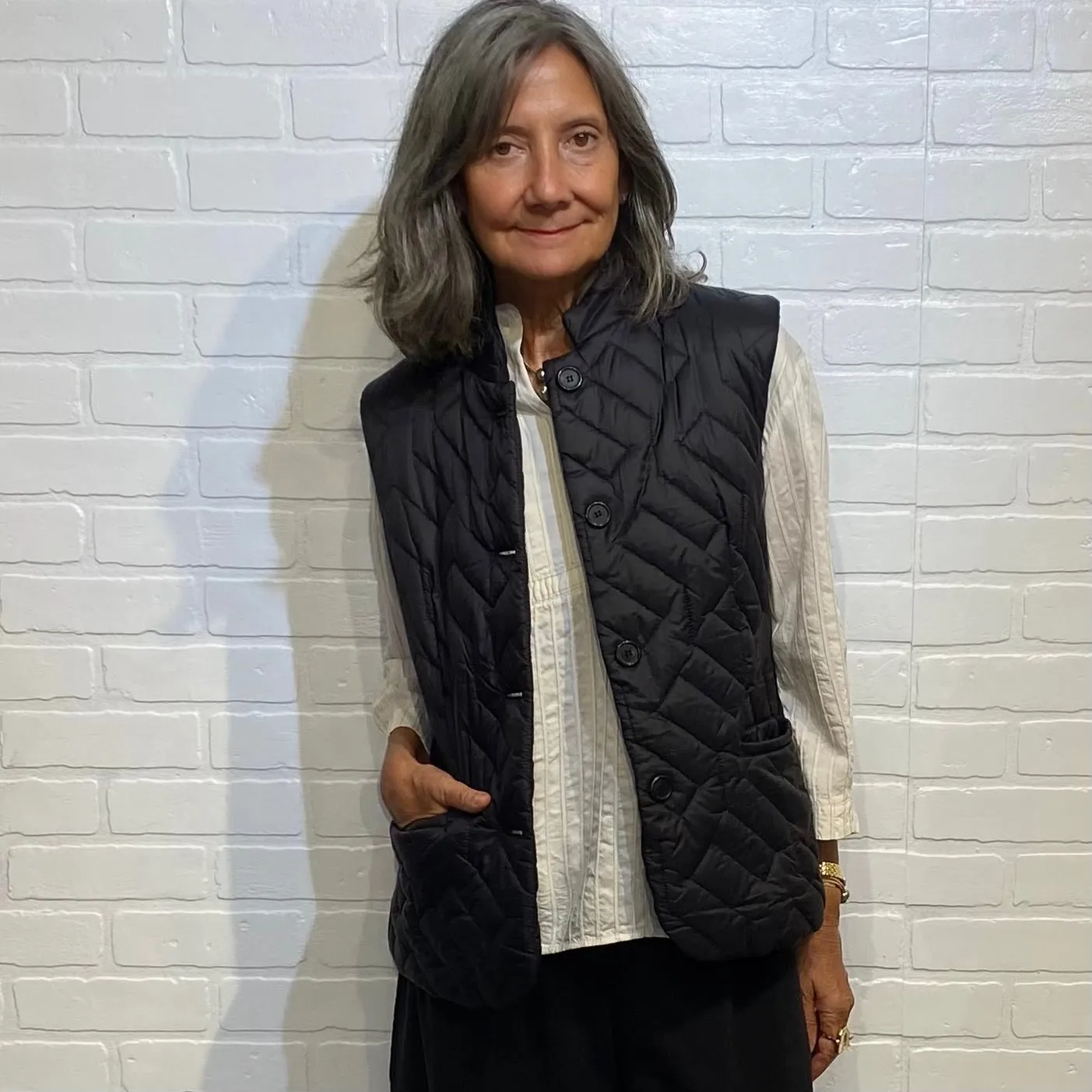 RO - Quilted Vest | Black
