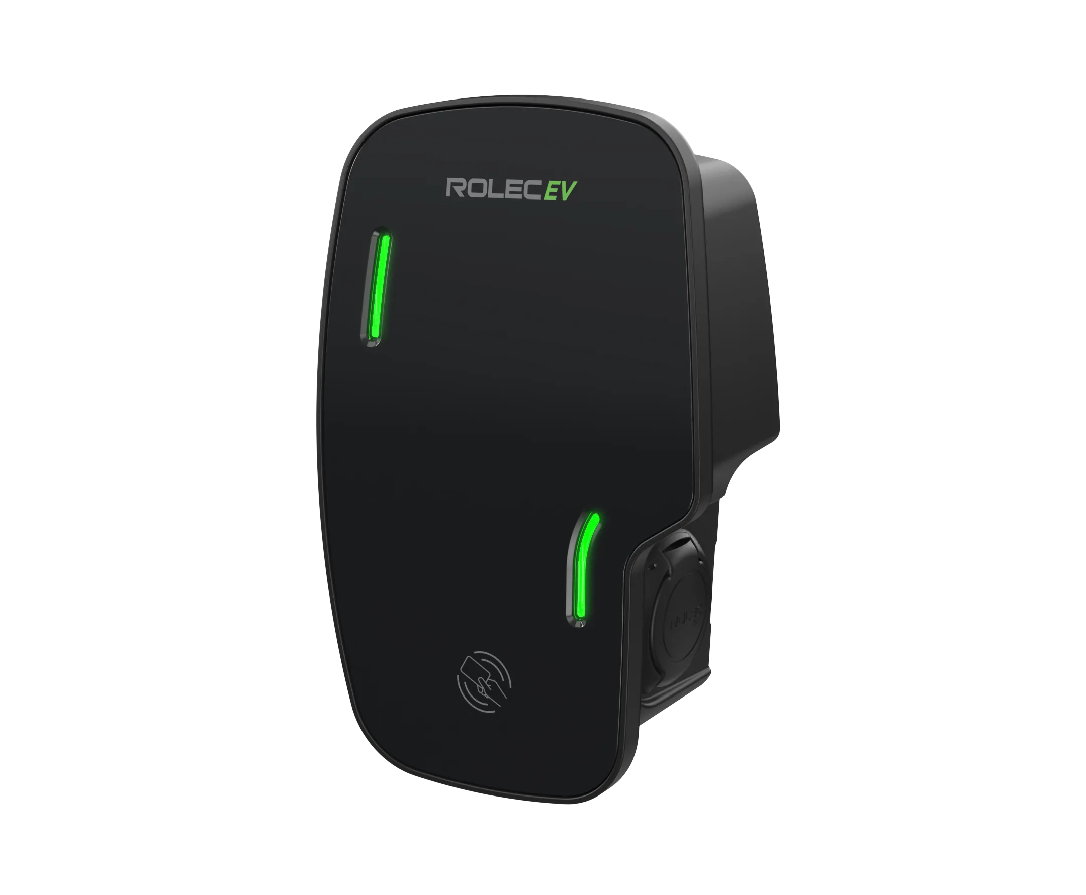Rolec ROLEC3030B Zura Smart EV Charger - 2 x up to 7.4kw Type 2 Socket - Black