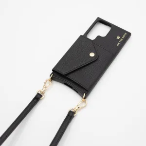 Samsung Black Premium Leather Cover & Strap