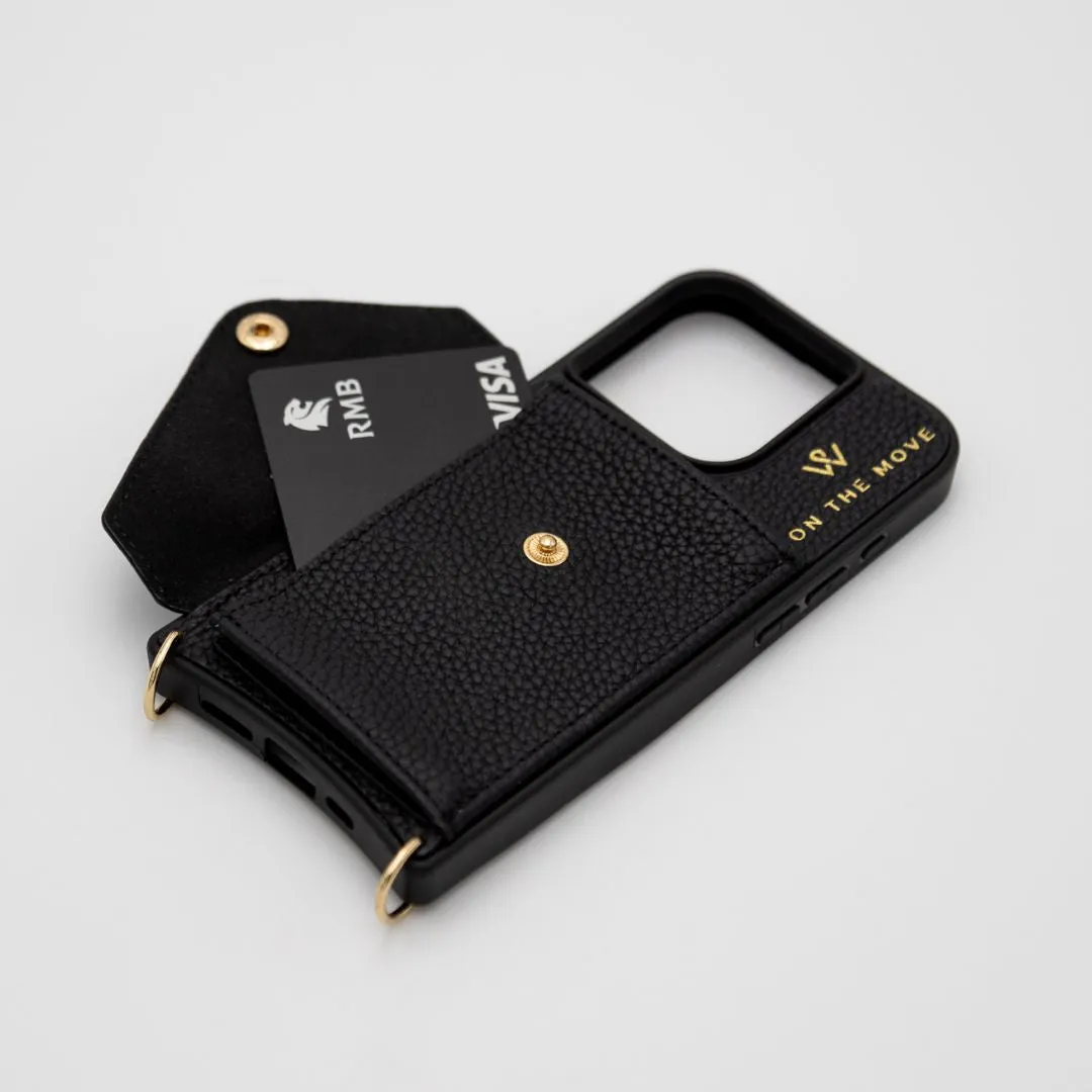 Samsung Black Premium Leather Cover & Strap